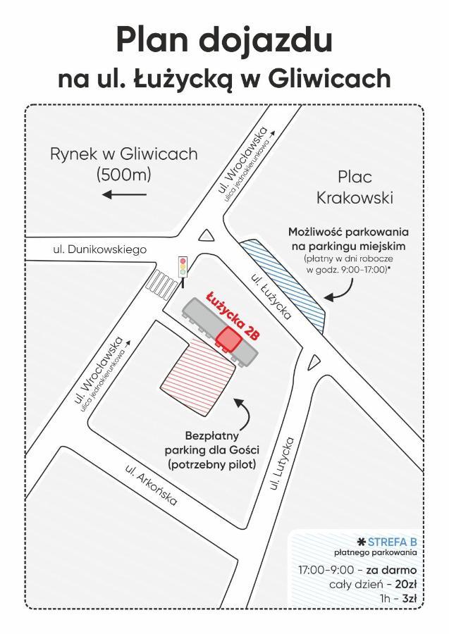 Kairos Apartments - Gold - Darmowy Parking, Scisle Centrum Гливице Экстерьер фото